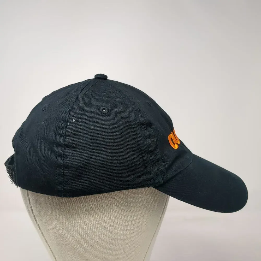 Dunkin' Baseball Cap Black One Size Cotton Embroidered Logo Strapback Hat